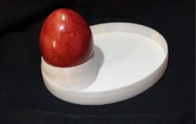 Savourez vos œufs à la coque avec notre coquetier  imprimé en 3D.