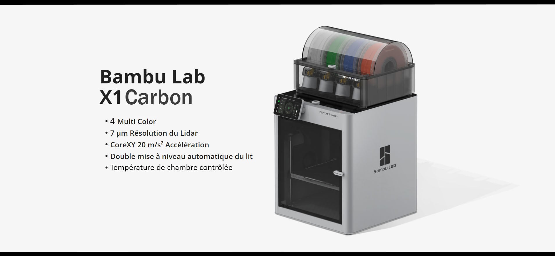 Présentation Bambu Lab X1 Carbon